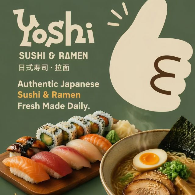 Yoshi Sushi & Ramen Now Open